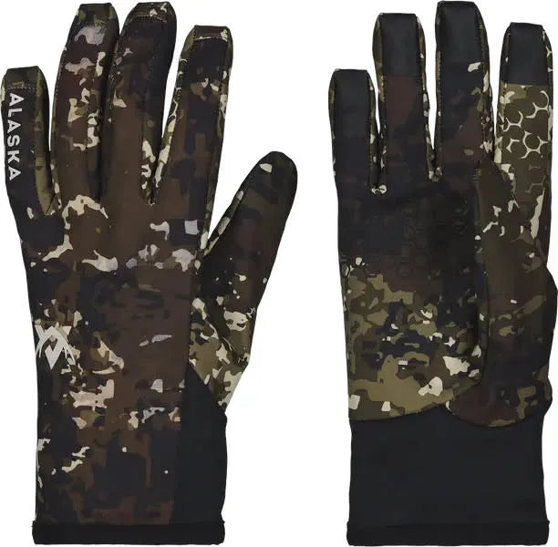 Alaska Chaser Stretch Gloves Size 10 Blind Tech Forest