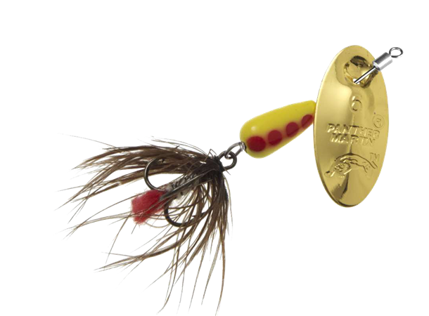 Panther Martin Inline Swivel Fly Gold Brown 7g