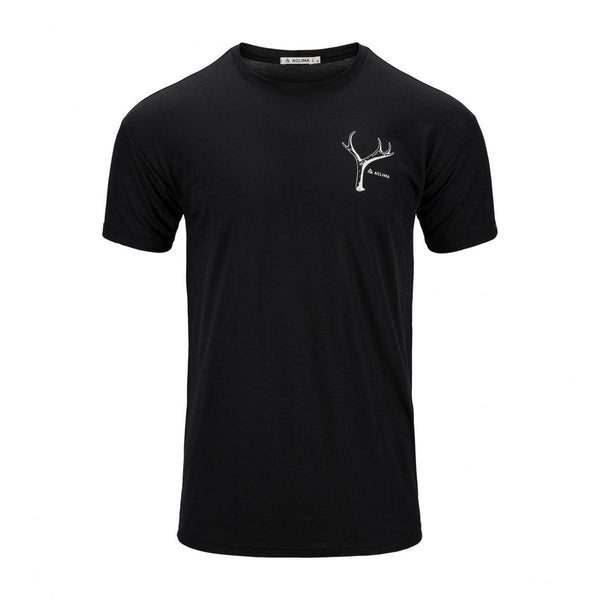 Aclima LightWool 140 classic tee antler M's Jet Black