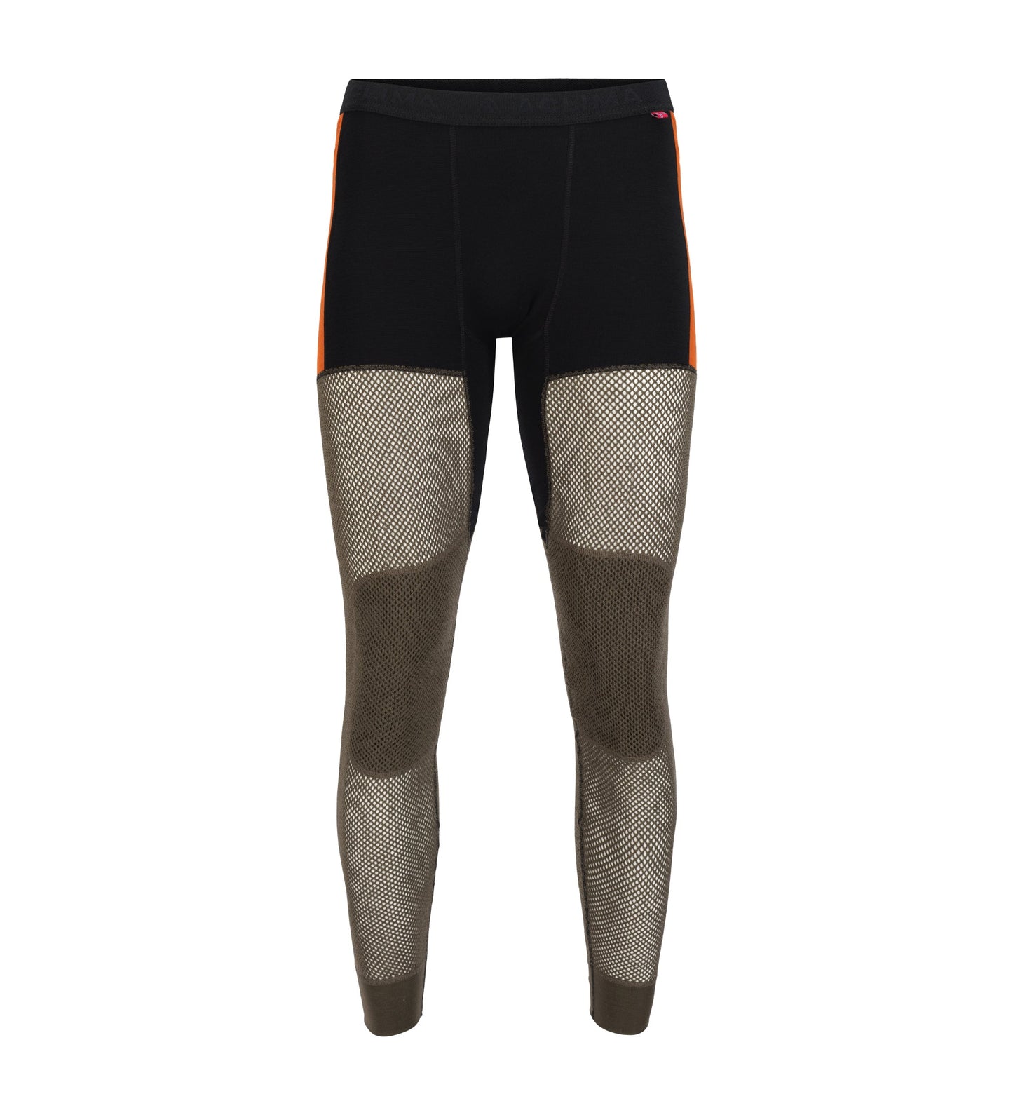 Aclima WoolNet Hybrid Longs M's Jet Black/Tarmac/Gold Flame