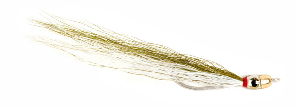 Jiggy Fly Dk. Olive/White #6
