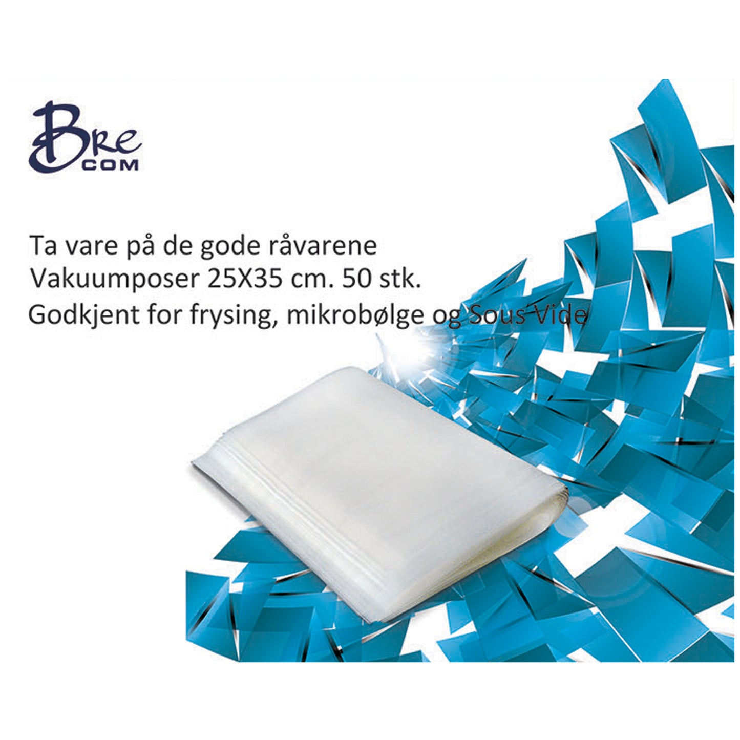 Brecom vakuumpose (25x35) 50stk