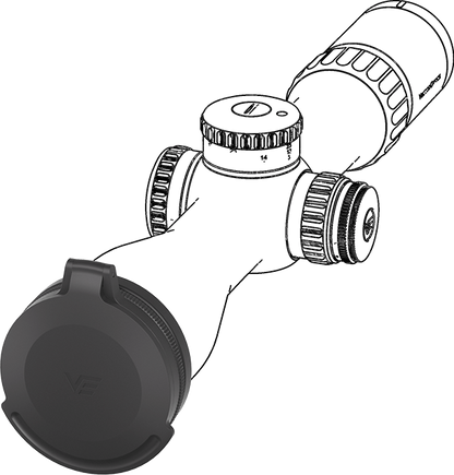 Vector Optics Metal Flip-up Cap 50mm