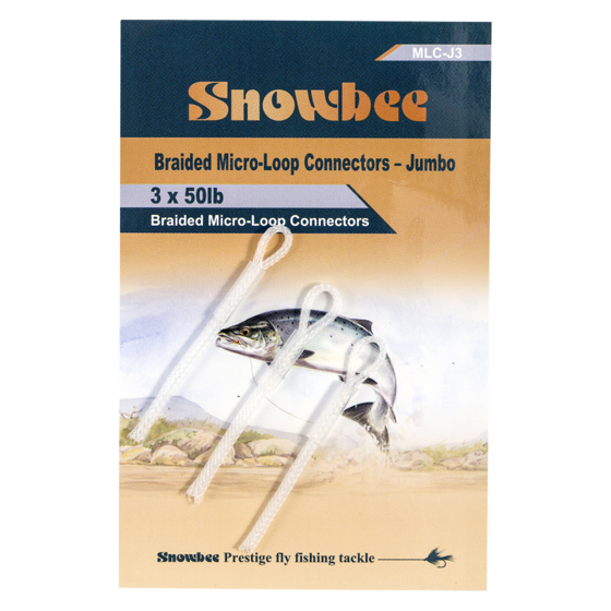 Snowbee Micro-loop Jumbo 50lbs 3stk