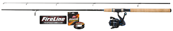 Abu Garcia Devil Coast 902MH stang- og snellekombo, 9 fot 15-40 g for kystfiske etter sjøørret og makrell