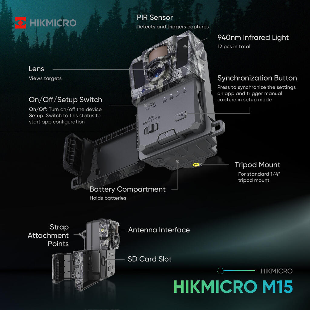 Hikmicro 4G viltkamera M15