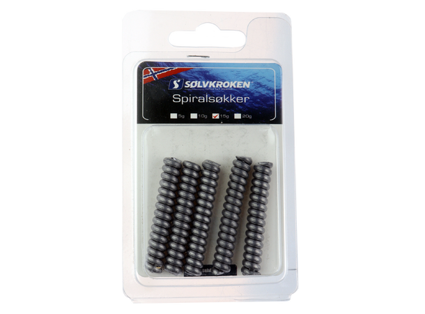 Sølvkroken Spiralsøkke - 5pk