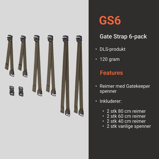 Vorn GS6-Gate Strap 6-pack