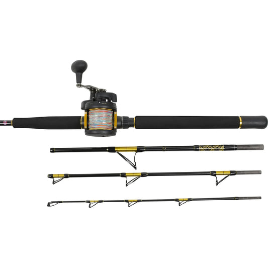 Penn Penn Squall Travel Lever Drag 20-30lb Combo