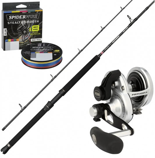 Penn Fathom Deepsea 2-Speed 20-30lb combo